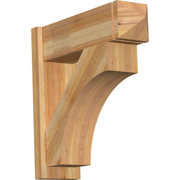 Ekena Millwork Westlake Rough Sawn Arts and Crafts Outlooker, Western Red Cedar, 8"W x 26"D x 26"H OUT08X26X26WTL03RWR - main